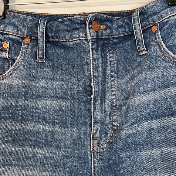 Madewell High Rise Denim Mid Length Shorts 32 - Picture 2 of 7